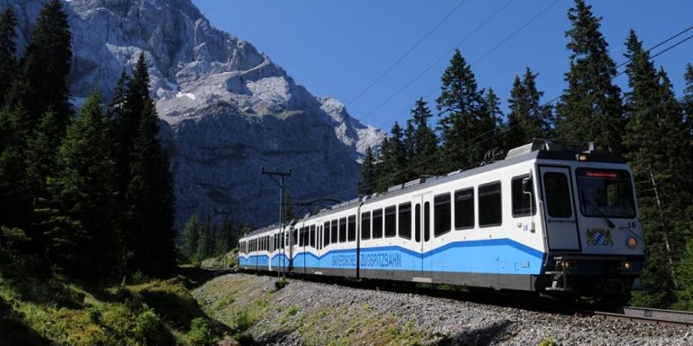 Bavarian Zugspitze Railway, Germany - cogwheel trains