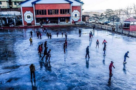 Ice Skating in Shimla Manali